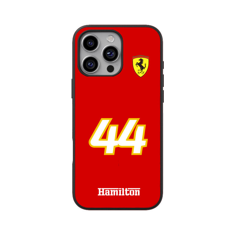 Hamilton 44 ferrari iPhone Glass Case