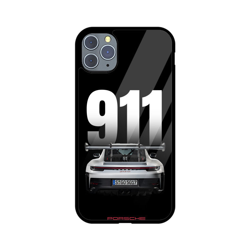 Motorium-Porsche 911 Iphone Glass Case