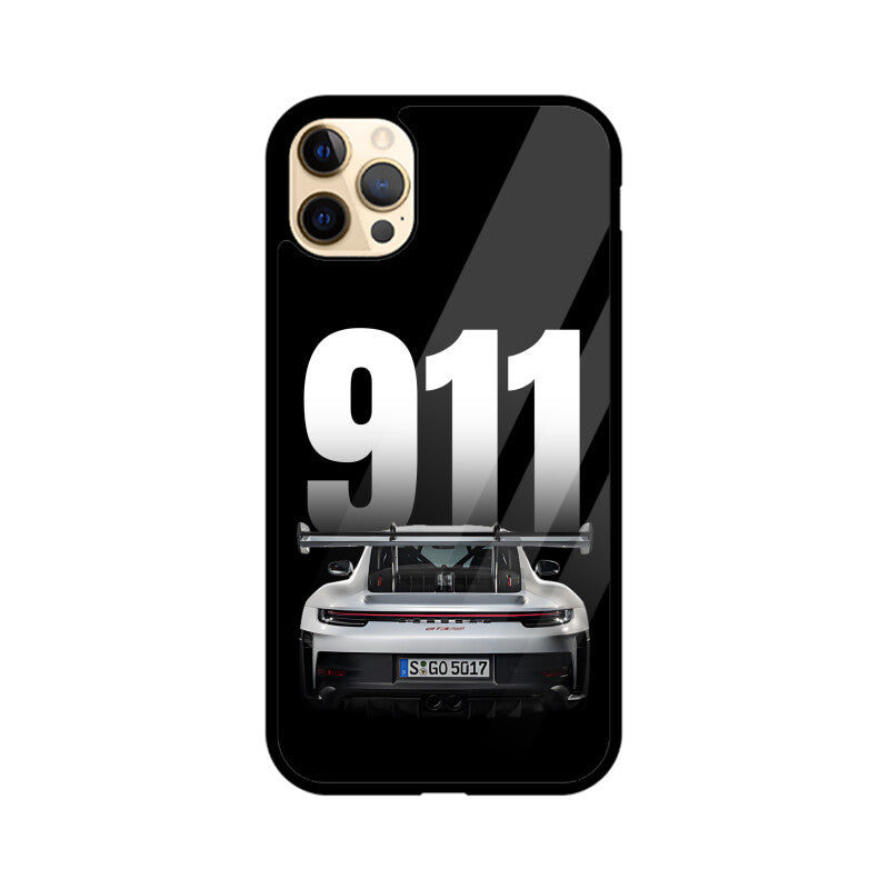 Motorium-Porsche 911 Iphone Glass Case