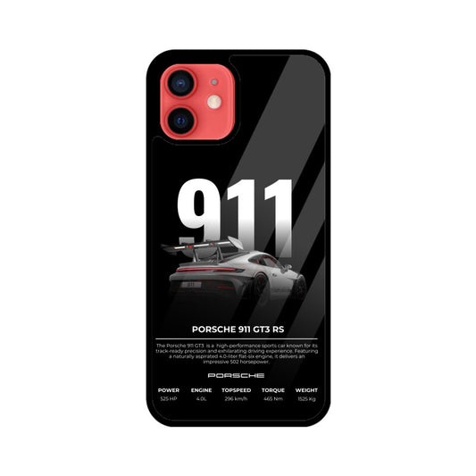 Motorium-Porsche 911 GT3 RS Detailed IPhone Glass Case